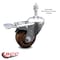 Service Caster 3 Inch High Temp Glass Filled Nylon 3/8 Inch Stem Caster with Total Lock Brake SCC-TSTTL20S314-GFNSHT-381615 - alternate 3